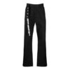 Pantalones largos casuales con patrón de logotipo SS21, versión en negro