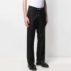 Pantalones largos casuales con patrón de logotipo SS21, versión en negro