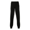 Pantalones largos casuales de color liso con cintura elástica para hombre de Off-White, color negro