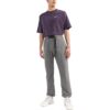 Pantalones largos casuales de color liso con cinturón Off-White para hombre FW22, color gris