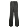 Pantalones largos casuales de color liso para hombre Off-White, corte holgado, color gris