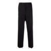 Pantalones largos casuales de color liso para hombre Off-White FW21, color negro
