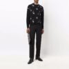 Pantalones largos casuales de color liso para hombre Off-White FW21, color negro