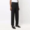 Pantalones largos casuales de color liso para hombre Off-White FW21, color negro