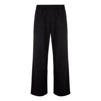 Pantalones largos deportivos con estampado de logotipo FW21, versión estándar, negros