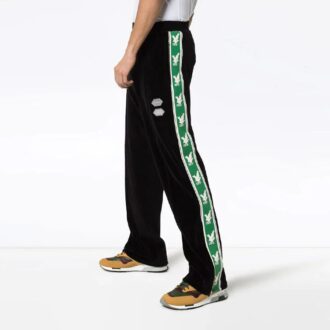 Pantalones largos deportivos SS21 de corte holgado – Negro