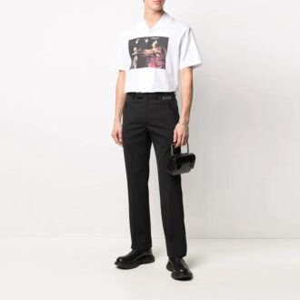 Pantalones largos Off-White para hombre SS21 negros