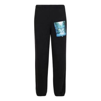 Pantalones negros estampados para hombre de Off-White