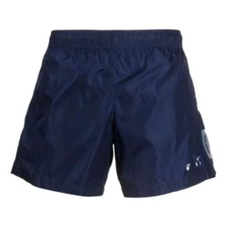 Pantalones Off-White para hombre SS21 con logo azul marino