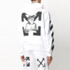 Patrón de flechas Unisex Blanco