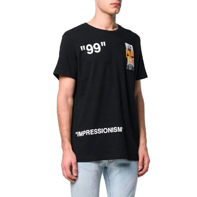 SS19 99 Logo de algodón para hombre de verano
