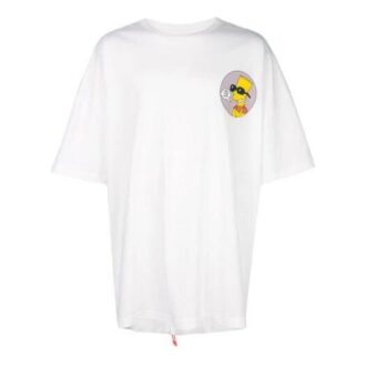 SS19 Camiseta de manga corta oversize de Pantalones Cortos de Bart Simpson