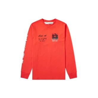 SS19 Camiseta de manga larga con logo para hombre Mona Lisa