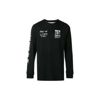 SS19 Camiseta de manga larga con logo para hombre Mona Lisa