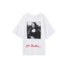 SS19 Sudadera oversize con estampado del logotipo de Mona Lisa