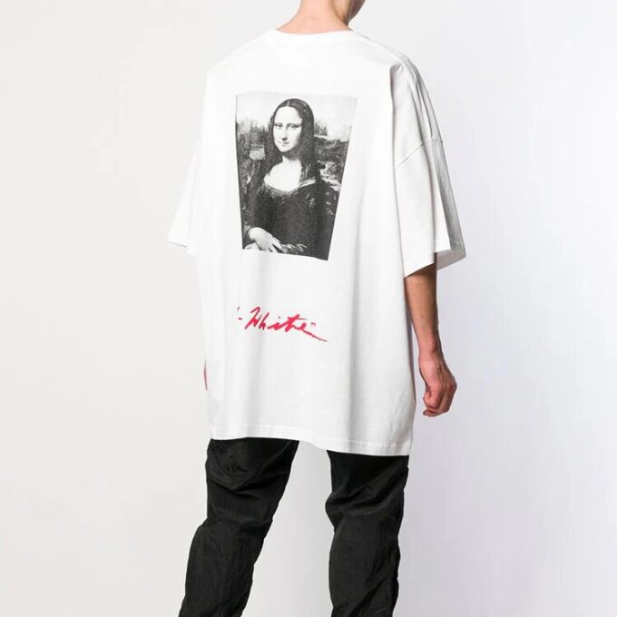 SS19 Sudadera oversize con estampado del logotipo de Mona Lisa
