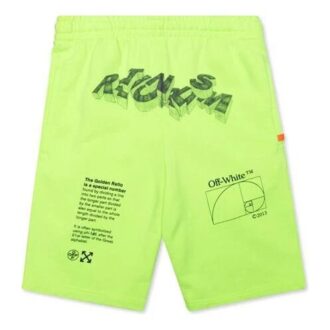 SS20 Bermudas ajustadas de algodón para hombre con estampado 3D fluorescente