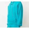 SS20 Blanco con logo ondulado impreso Hombre Azul