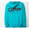 SS20 Blanco con logo ondulado impreso Hombre Azul