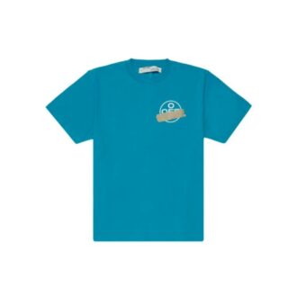 SS20 Camiseta de manga corta con cinta de flechas diagonales