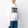 SS20 Camiseta oversize con estampado de pintura en aerosol en blanco