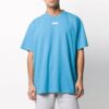 SS20 Cinta con estampado de aeropuerto para hombre Azul