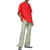 SS20 Estampado de cinta de aeropuerto para hombre Rojo