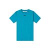 SS20 Línea ondulada, estampado blanco, holgada, para hombre, azul