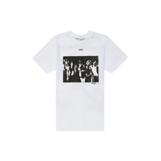 SS20 Virgil Abloh Hombre Pantalón Slim Blanco Pintado con Spray