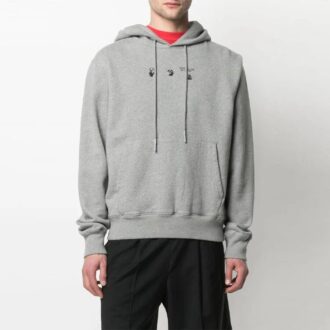 SS21 Arrows Estampado de flechas Ajuste holgado Gris