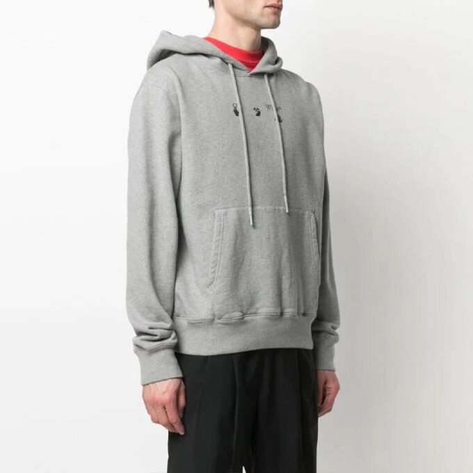 SS21 Arrows Estampado de flechas Ajuste holgado Gris