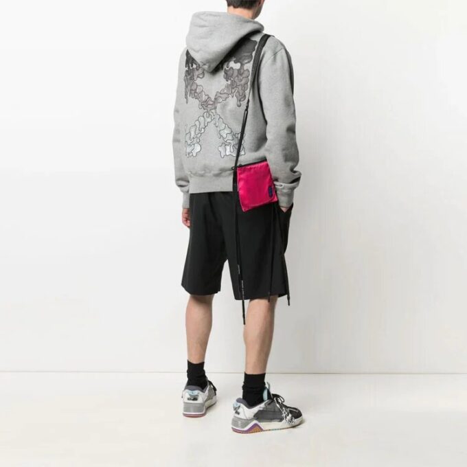 SS21 Arrows Estampado de flechas Ajuste holgado Gris