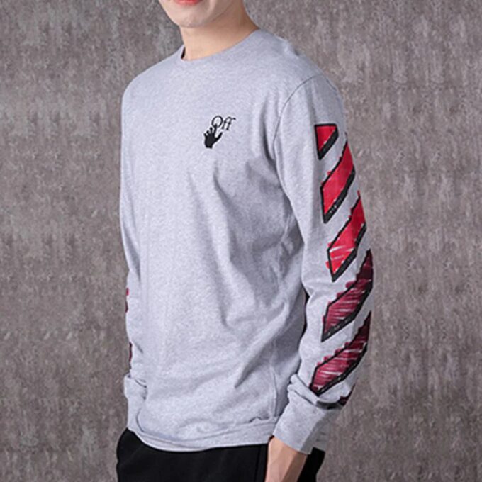 SS21 Arrows Versión de manga larga Gris