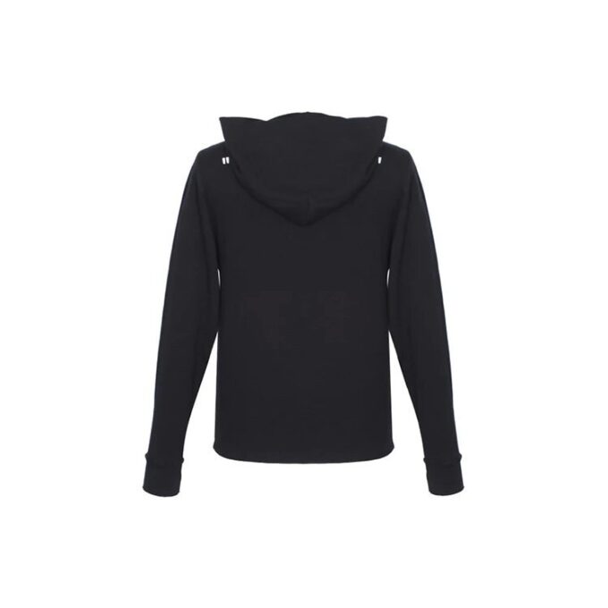 SS21 Camiseta de algodón con logo bordado, versión estándar, negro
