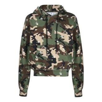 SS21 Camuflaje Impresión completa Ajuste holgado Verde