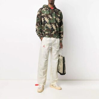 SS21 Camuflaje Impresión completa Ajuste holgado Verde