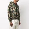 SS21 Camuflaje Impresión completa Ajuste holgado Verde