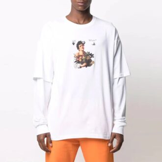 SS21 Caravaggio Niños de manga larga, blanco