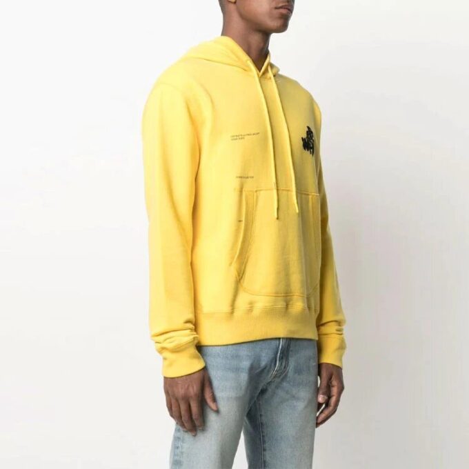 SS21 Casual con estampado de letras, corte holgado, amarillo