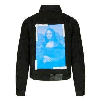 SS21 Chaqueta Denim Mona Lisa Negra