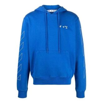 SS21 Estampado con logotipo en diagonal, corte holgado, azul