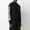 SS21 Estampado de Arrows, corte holgado, negro