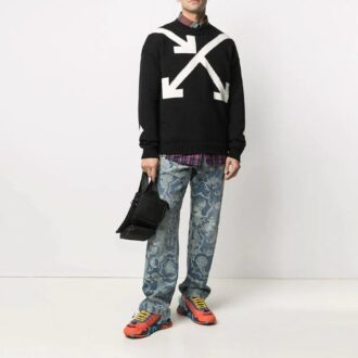 SS21 Estampado de flechas Negro