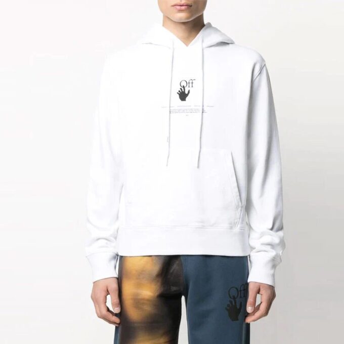 SS21 Estampado de logotipo de graffiti Blanco