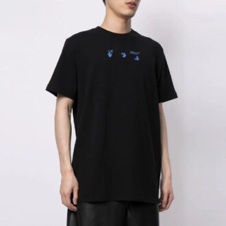SS21 Estampado de logotipo, pantalones cortos, corte holgado, negro
