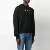 SS21 Estampado de motivos, versión holgada, negro