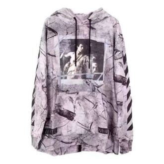 SS21 Estampado de mármol Unisex Gris