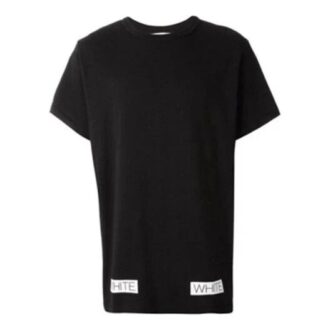 SS21 Estampado de rayas de algodón Cuello redondo Pantalones Cortos Negro