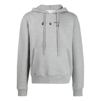 SS21 Logo Arrows Alfabeto Estampado Corte Holgado Gris