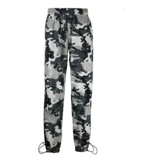 SS21 Pantalones deportivos de cintura media con estampado, versión estándar, camuflaje